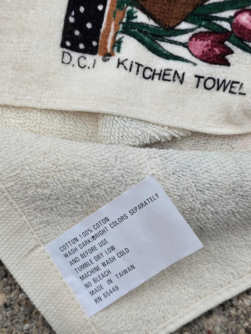 Designers Collection Sunflower Garden 5 Piece Kitchen Linen Set NWT